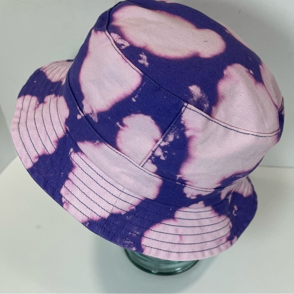 ADIDAS Women's Reverse Dye Bucket Hat Pulse Lilac Purple Y2K - Picture 3 of 6